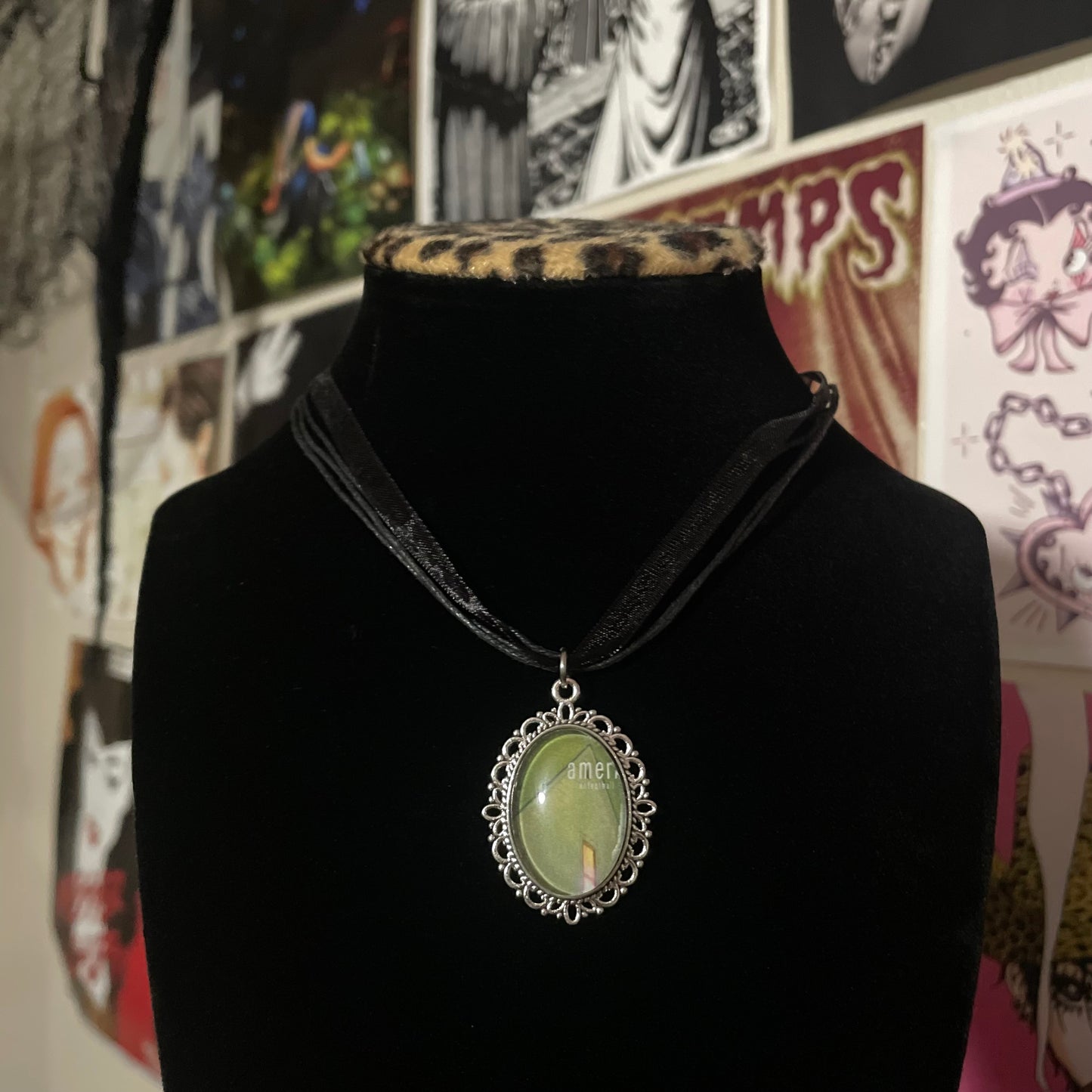 American Football Pendant Necklace