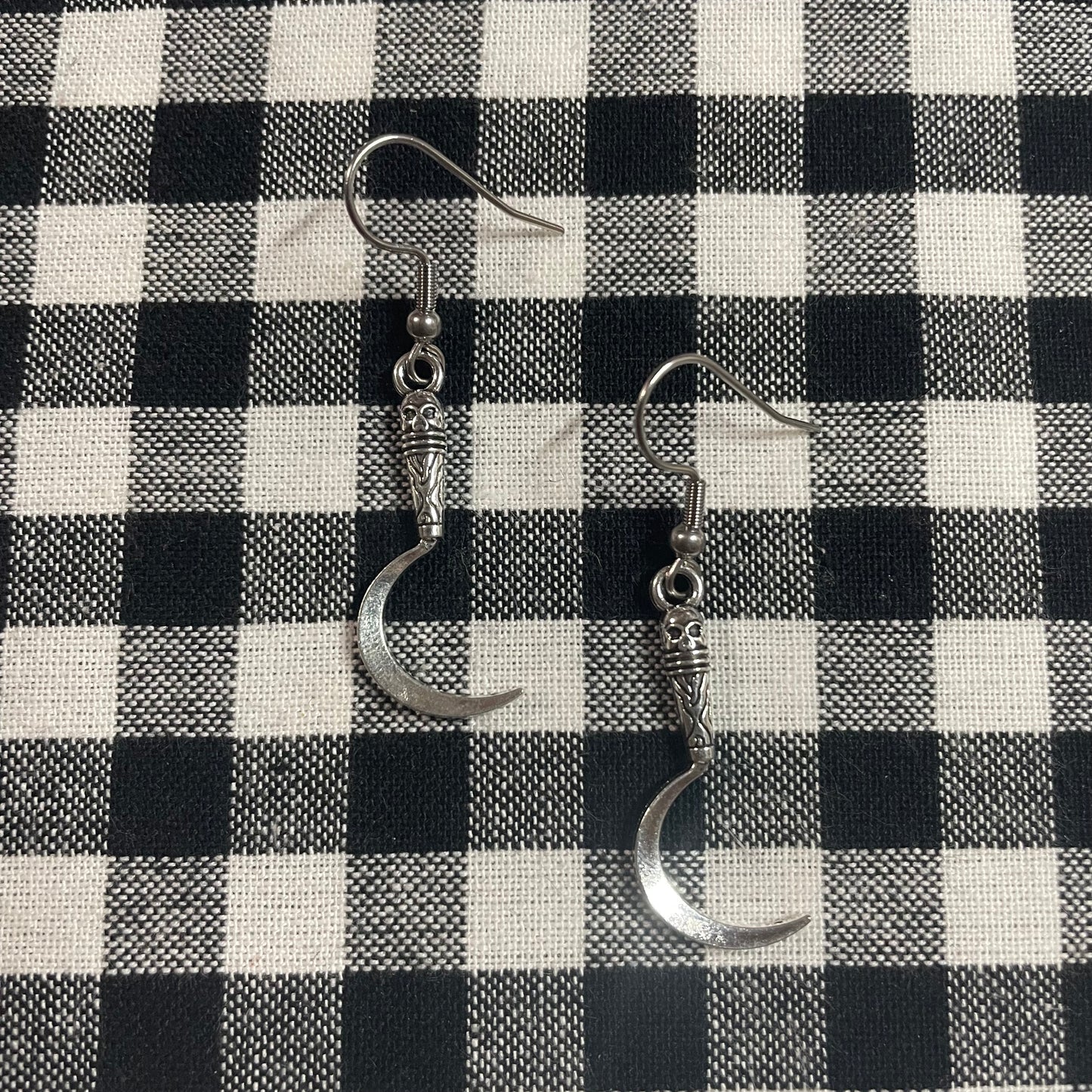 Reaper’s Scythe Earrings