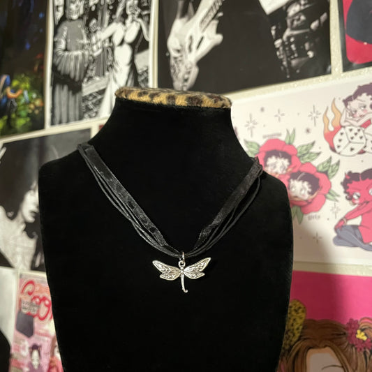 Dragonfly Lace Necklace