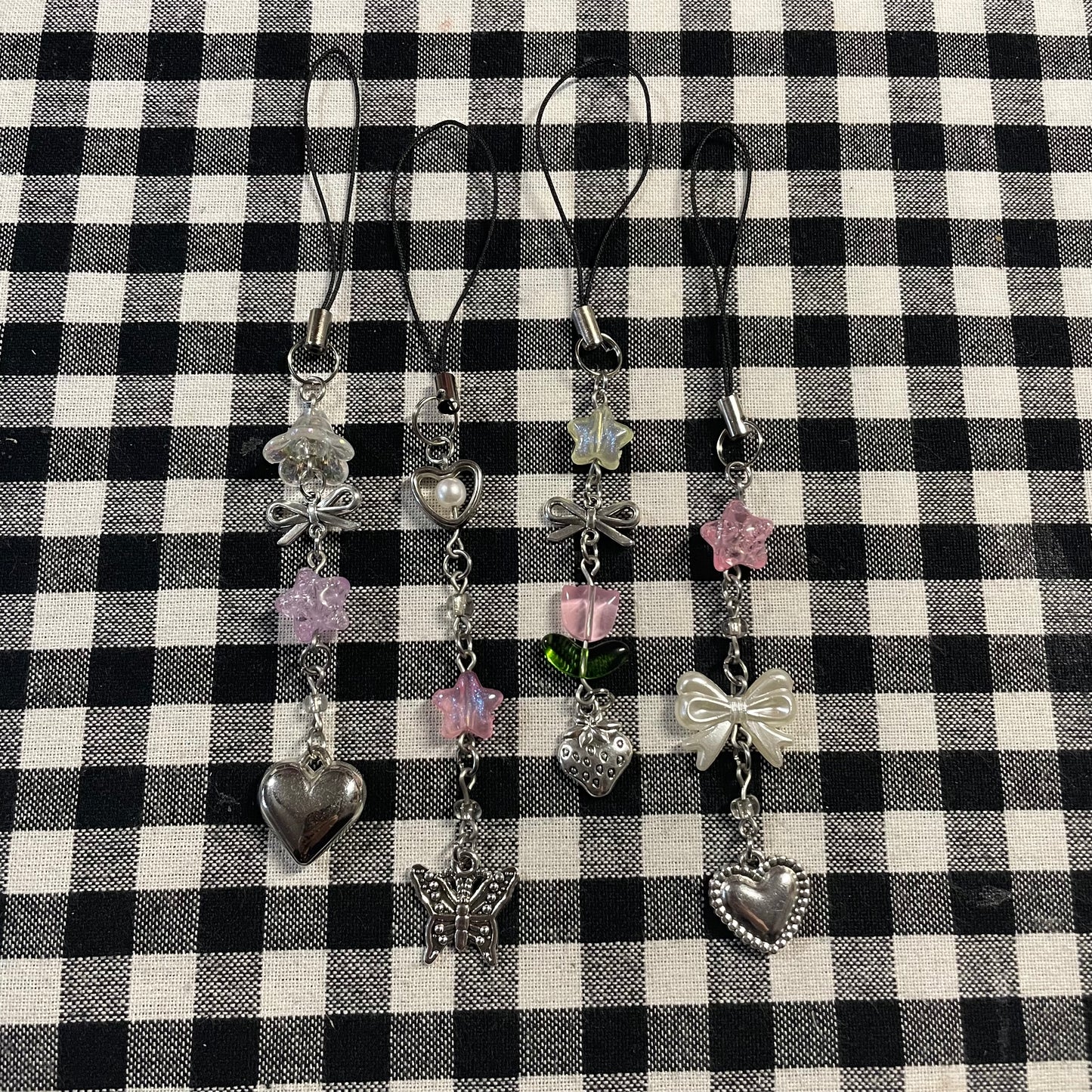 Pretty In Pink Phone Charms
