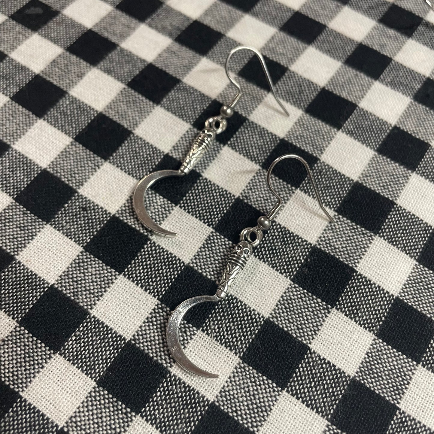 Reaper’s Scythe Earrings