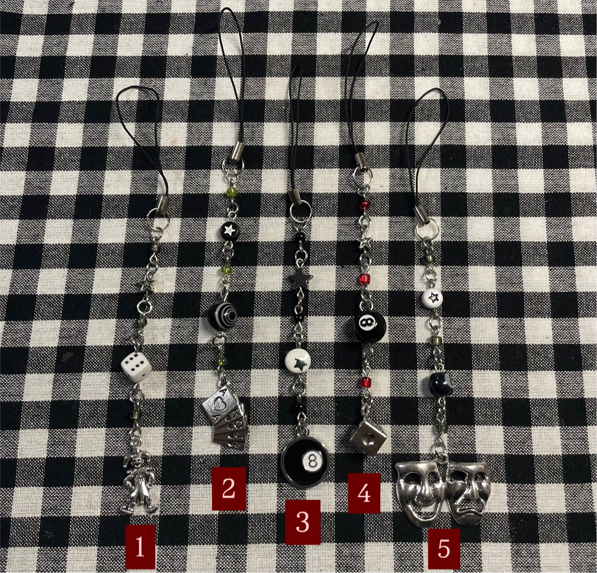 Punk Planet Phone Charms