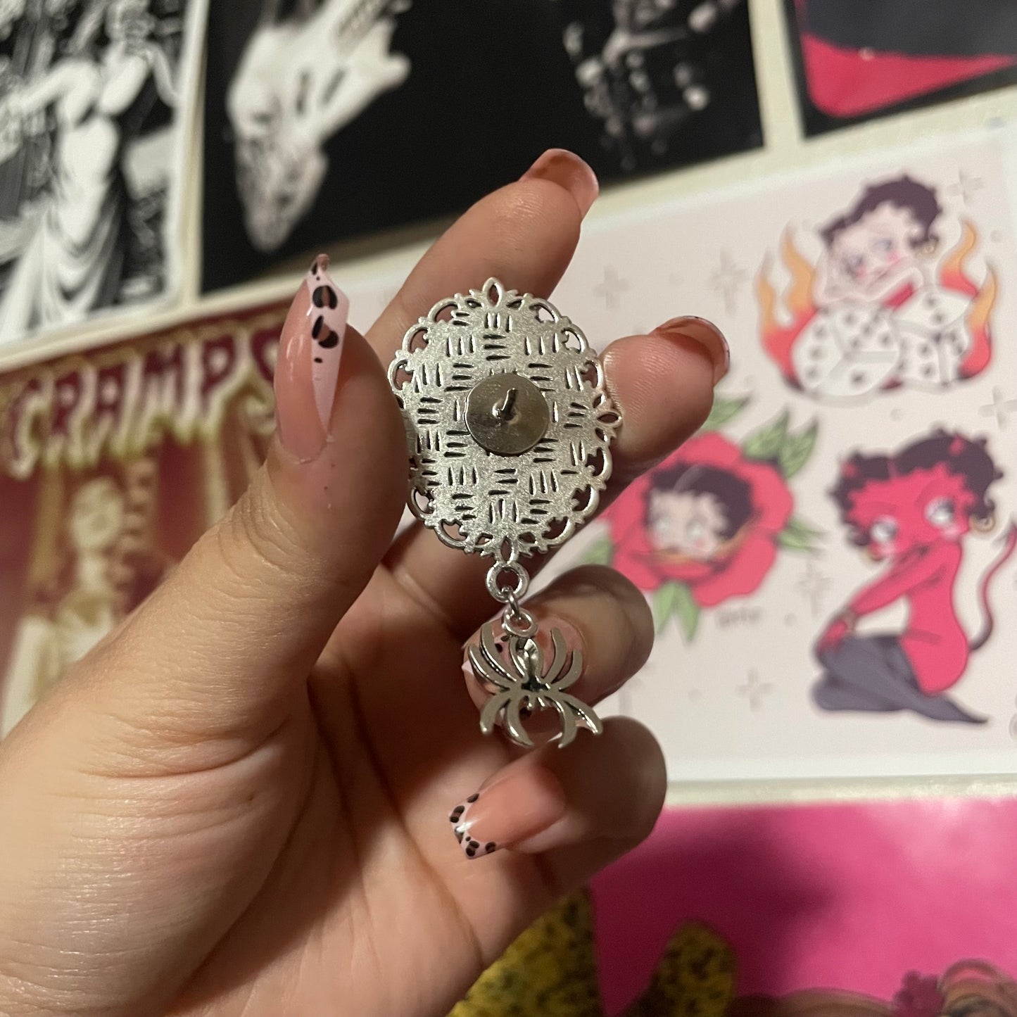 Spiderman Wedding Pendant Pin