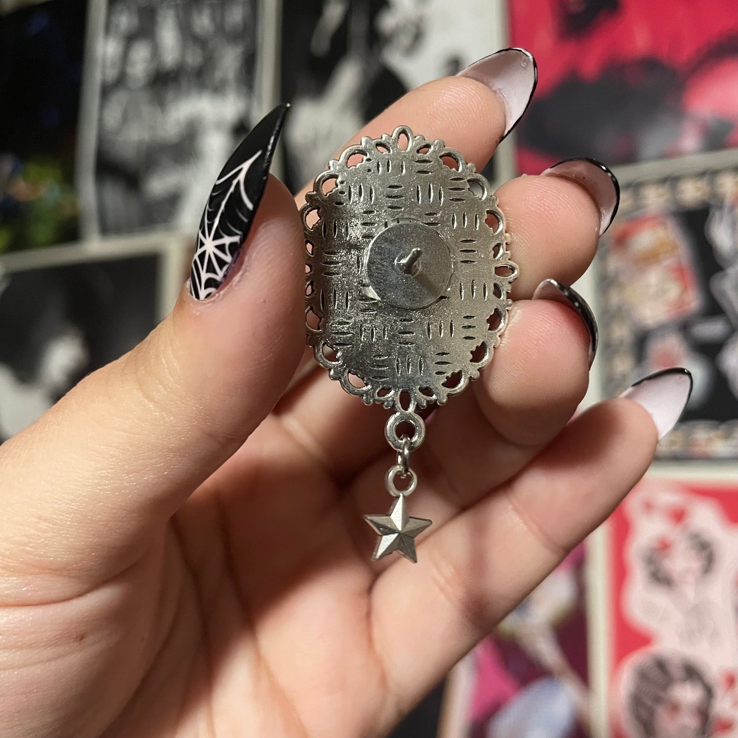 Tyler Mugshot Pendant Pin