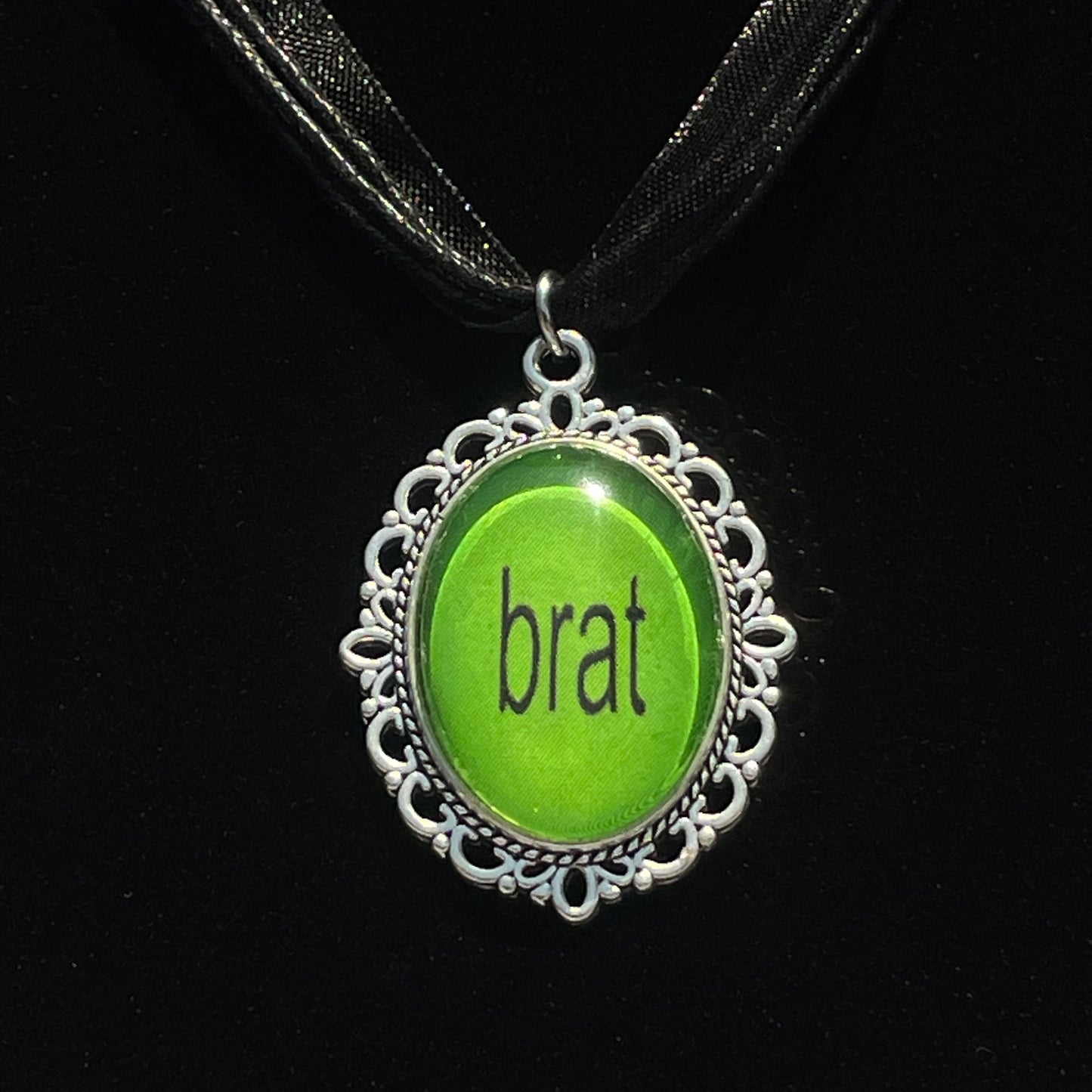 Brat Pendant Necklace