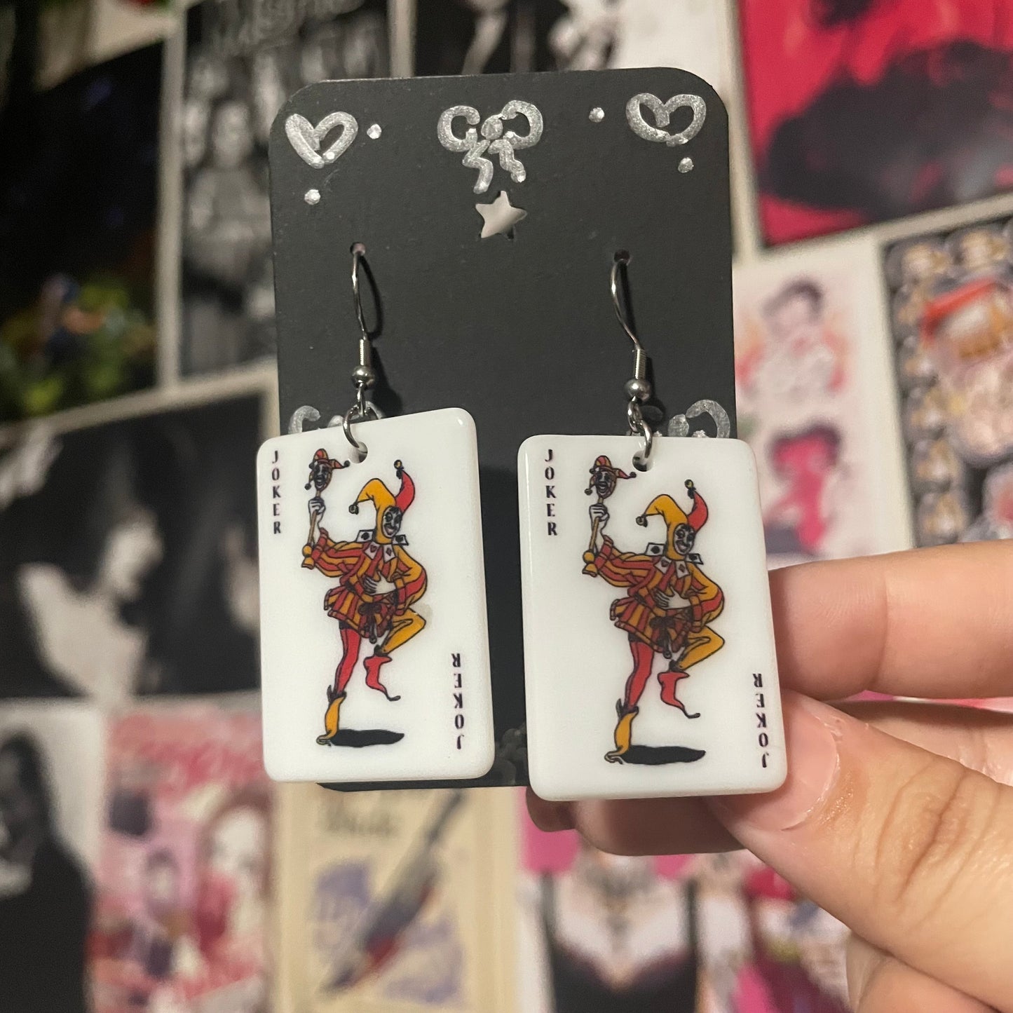 Joker In The Pack Earrings