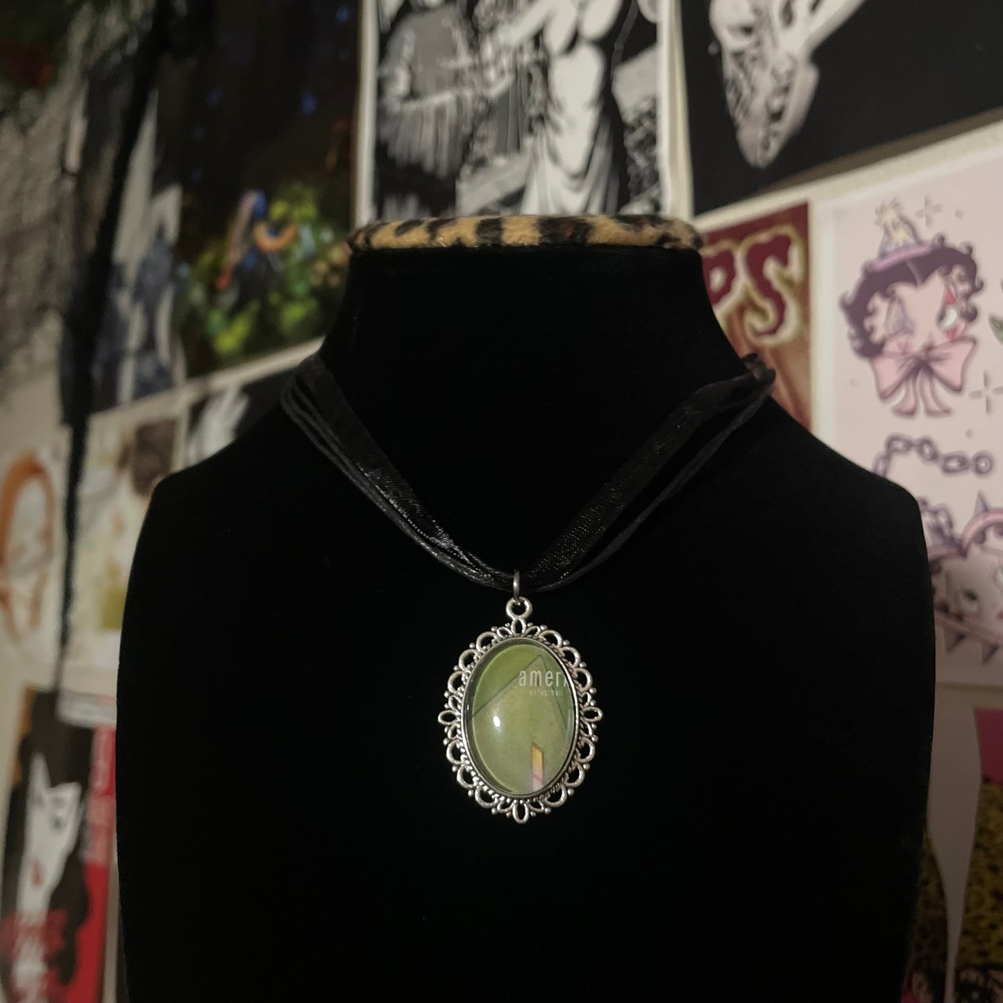American Football Pendant Necklace