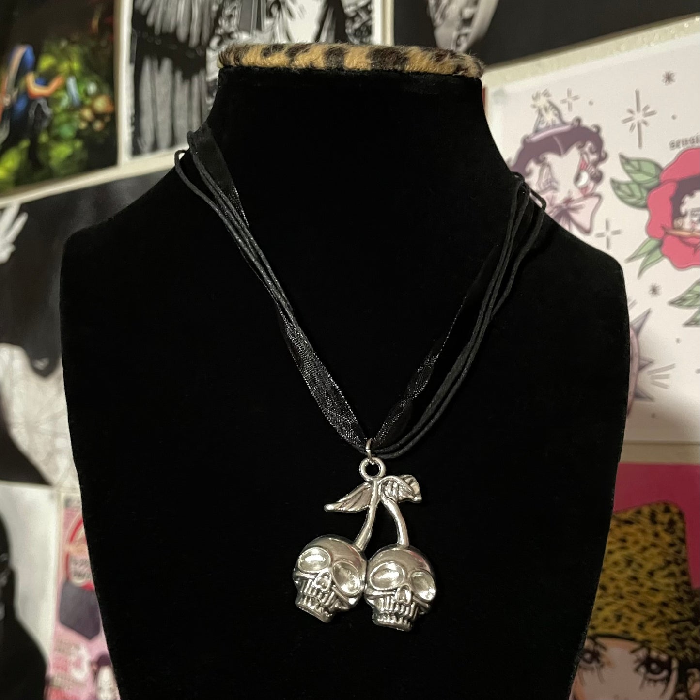 Cherry Lace Necklace