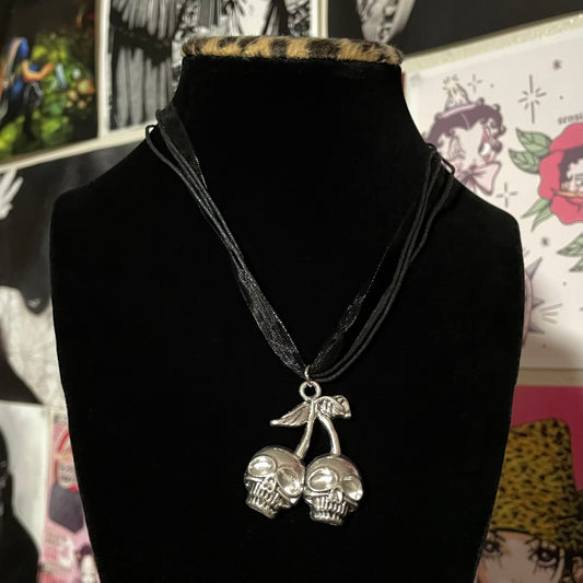 Cherry Lace Necklace