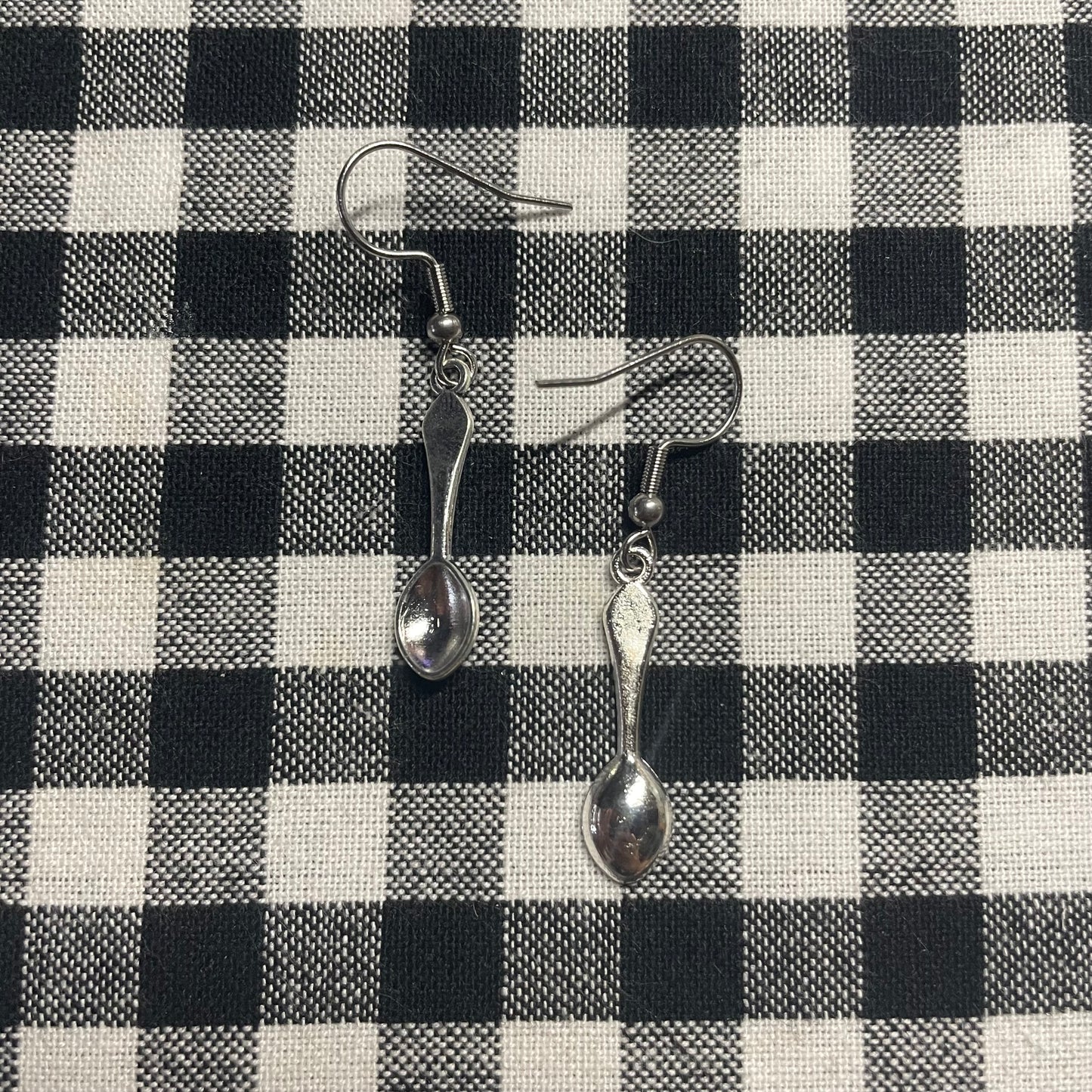 Silver Spoon Earrings