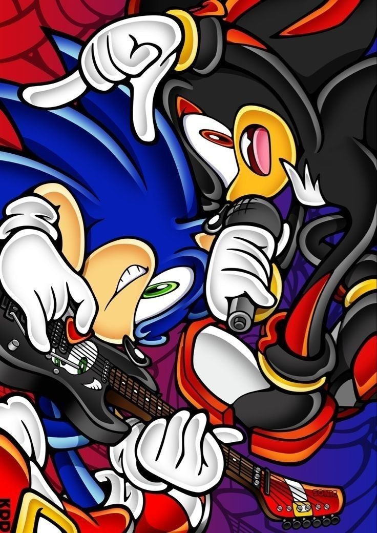 Shadow and Sonic Pendant Pin