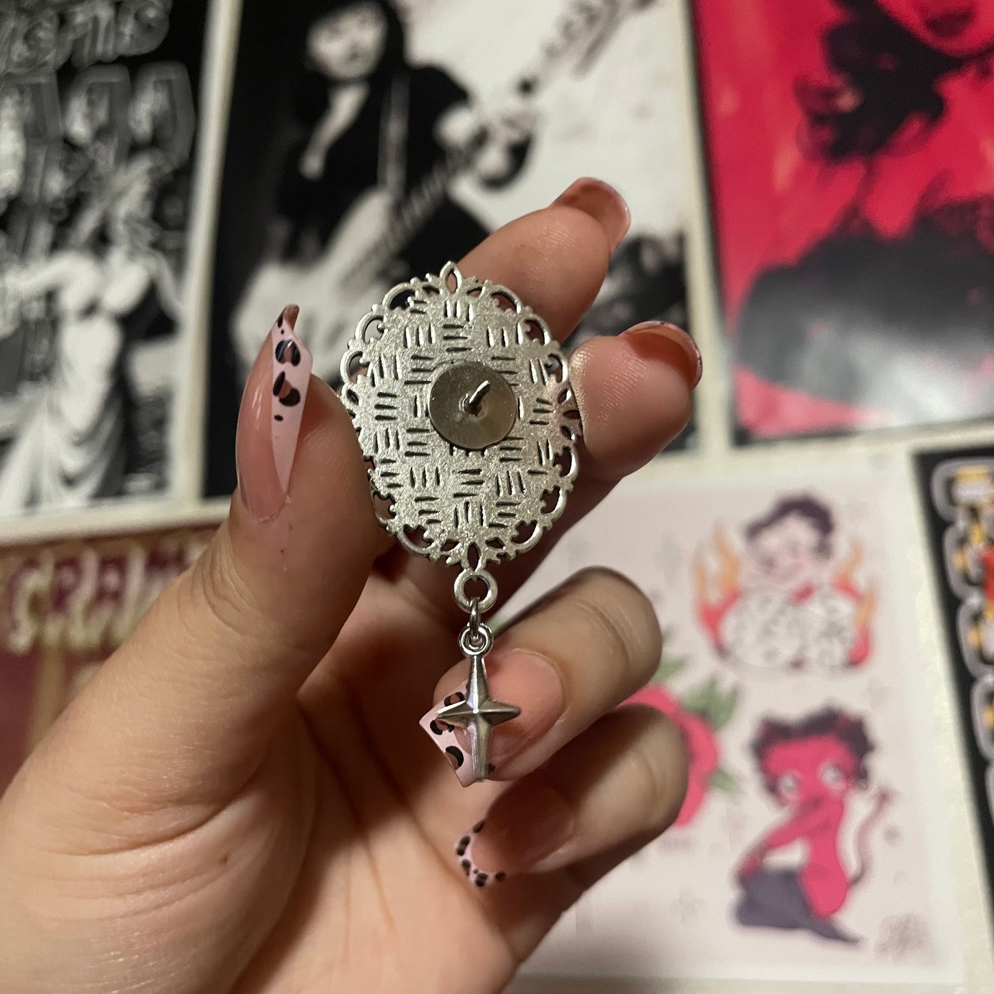 Matcha Monchichi Pendant Pin