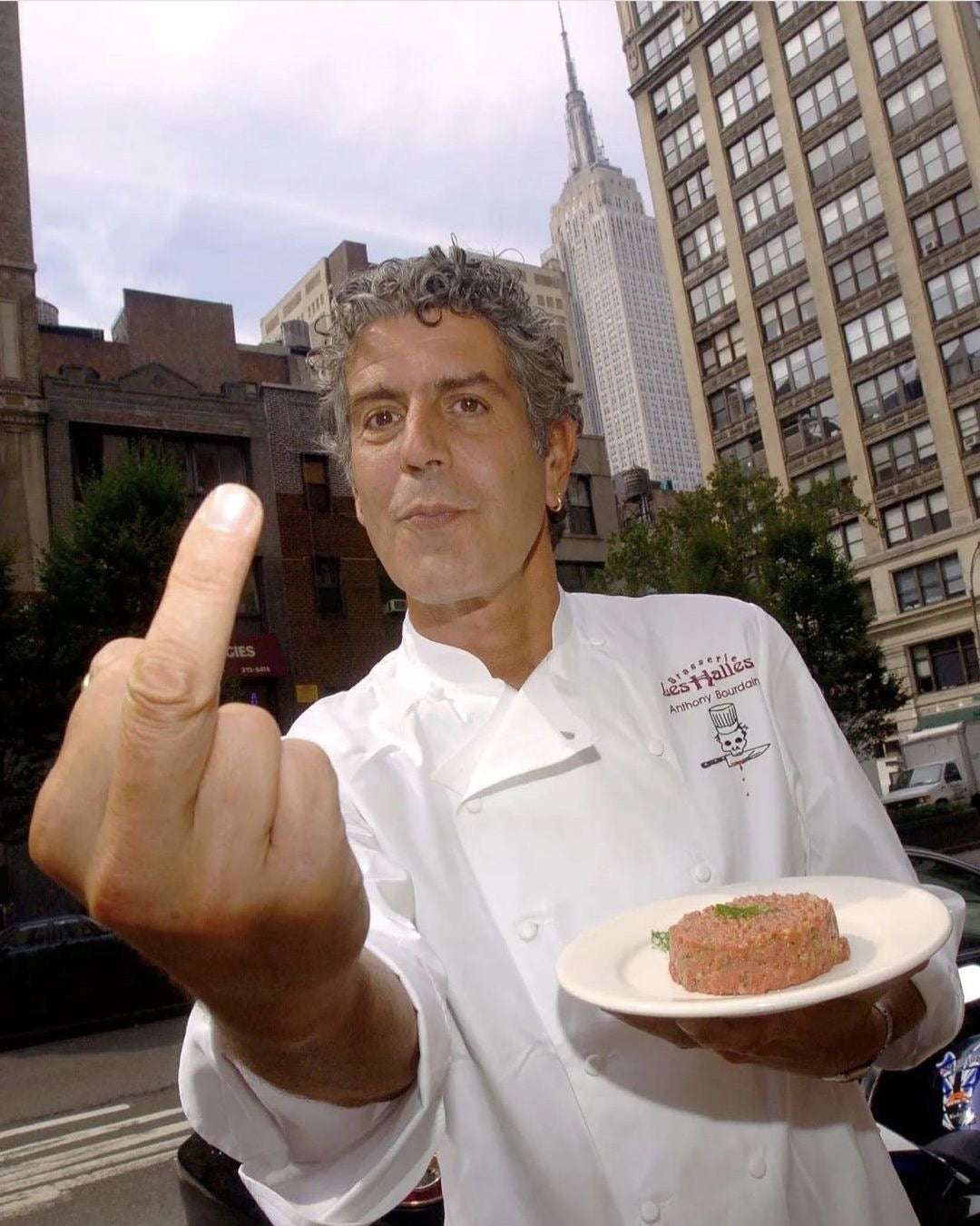 Anthony Bourdain Pendant Pin