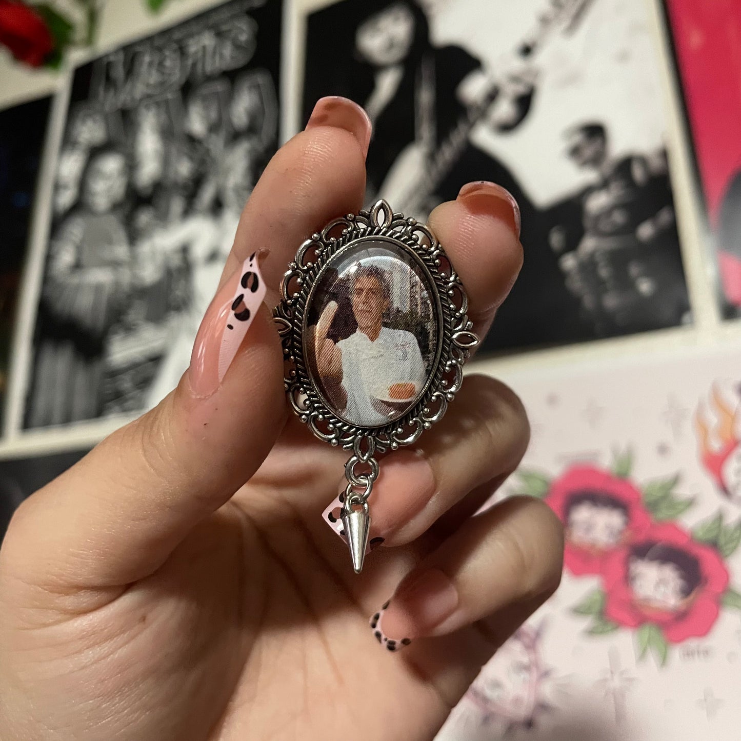 Anthony Bourdain Pendant Pin
