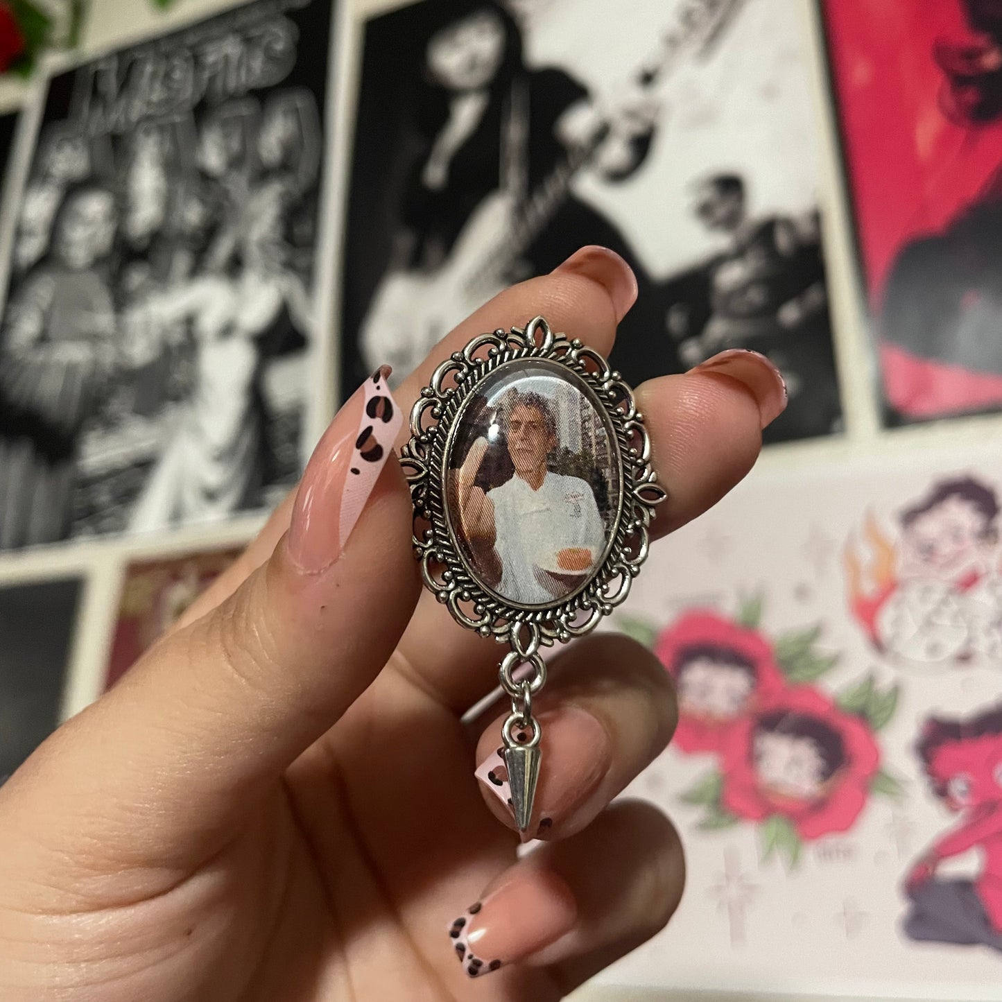 Anthony Bourdain Pendant Pin