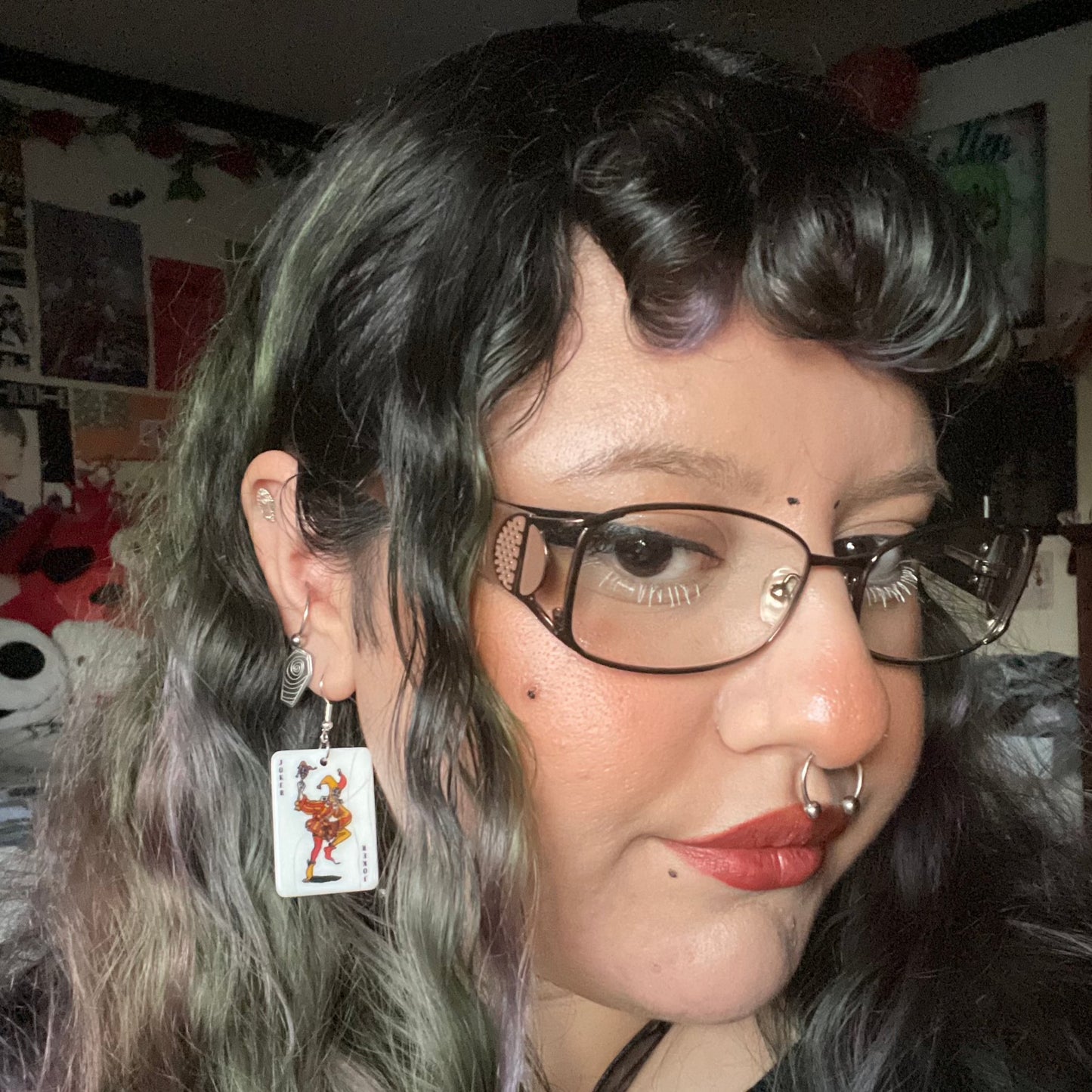 Joker In The Pack Earrings