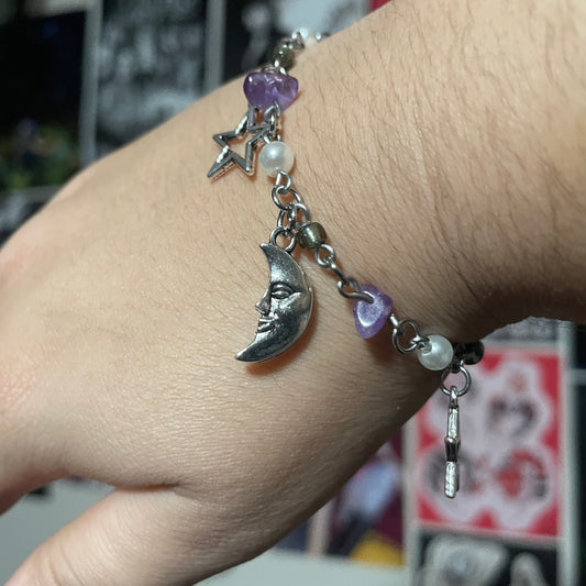 Moon Over Marin Crystal Bracelet