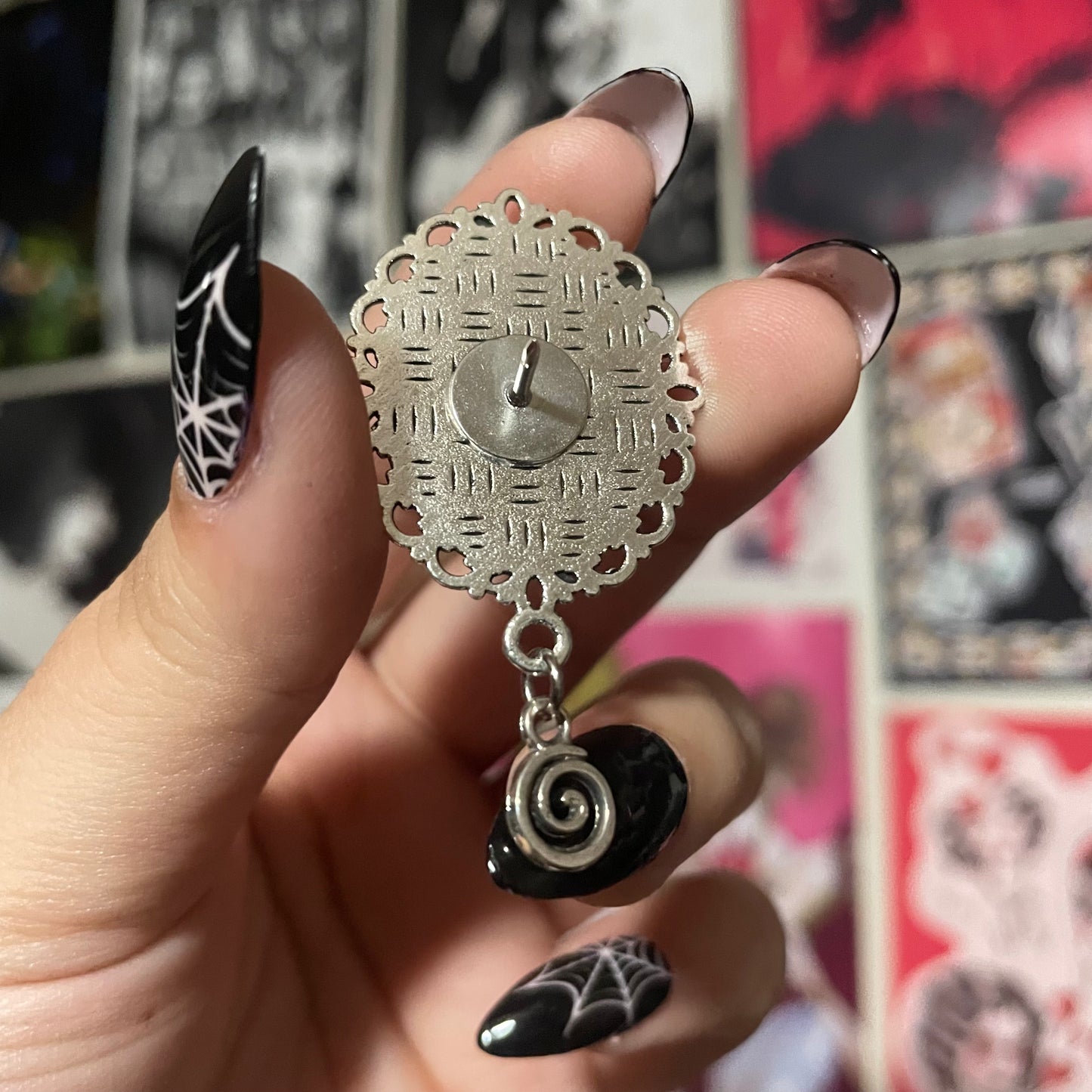 MF DOOM Mac and Cheese Pendant Pin