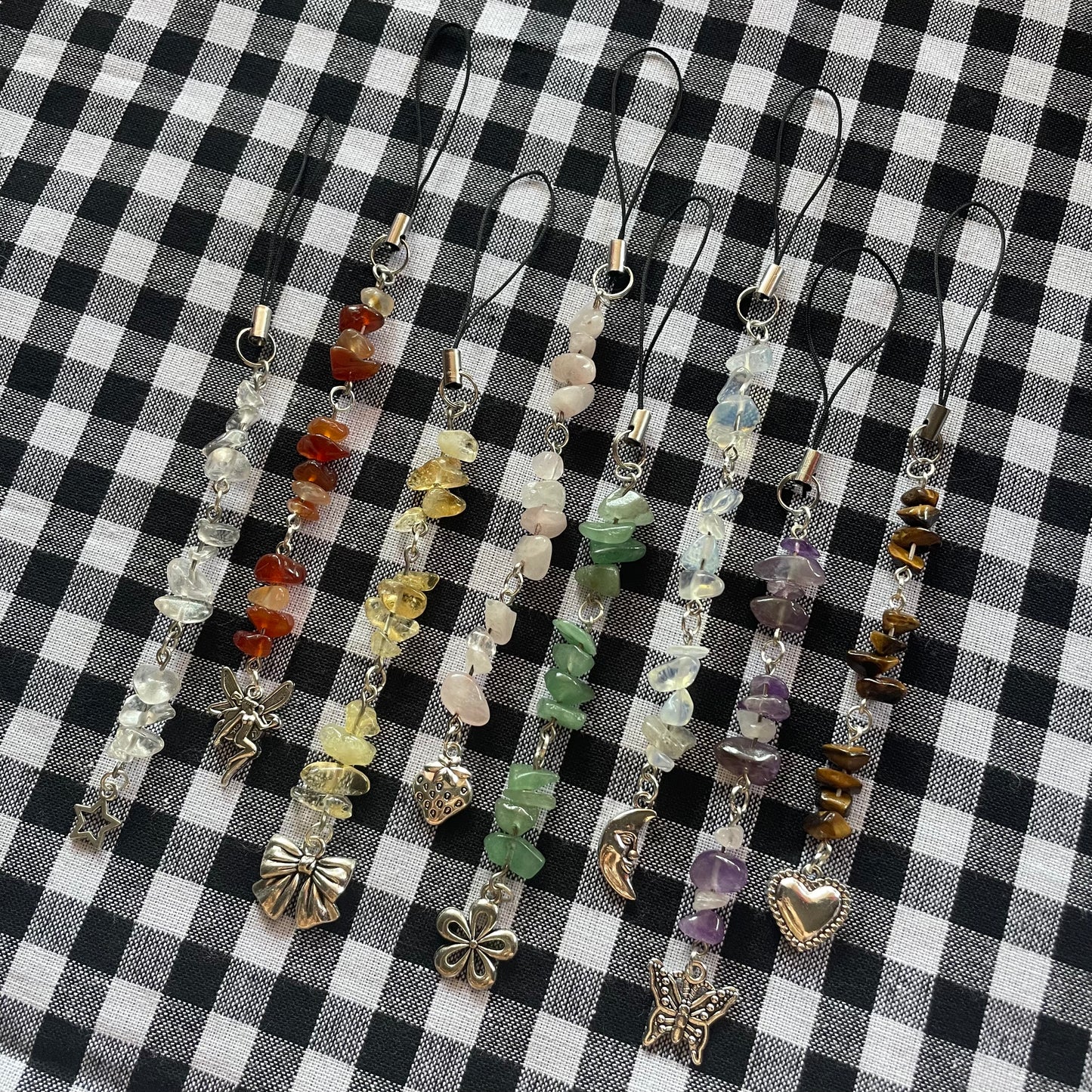 Crystal Phone Charms