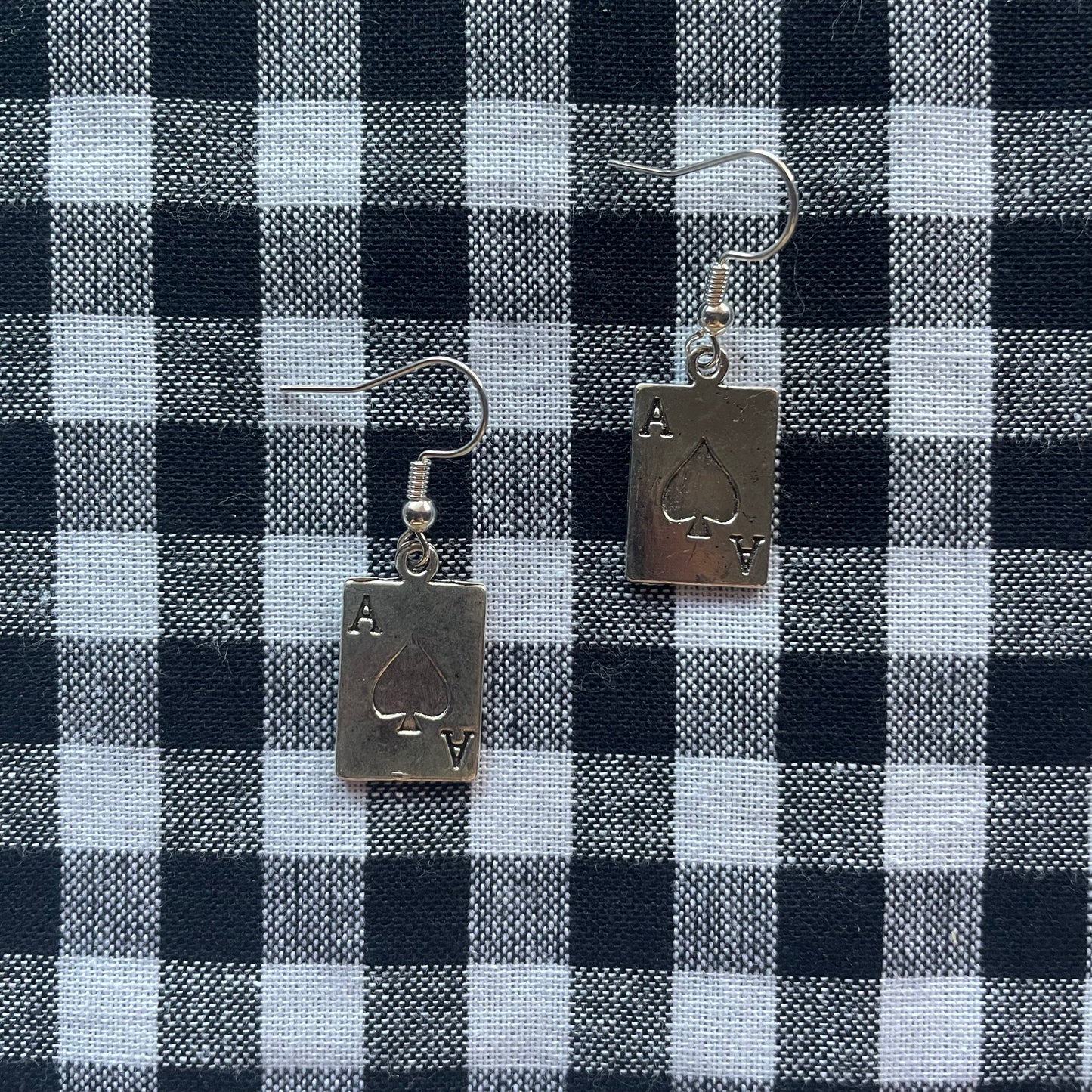Ace Of Spades Earrings