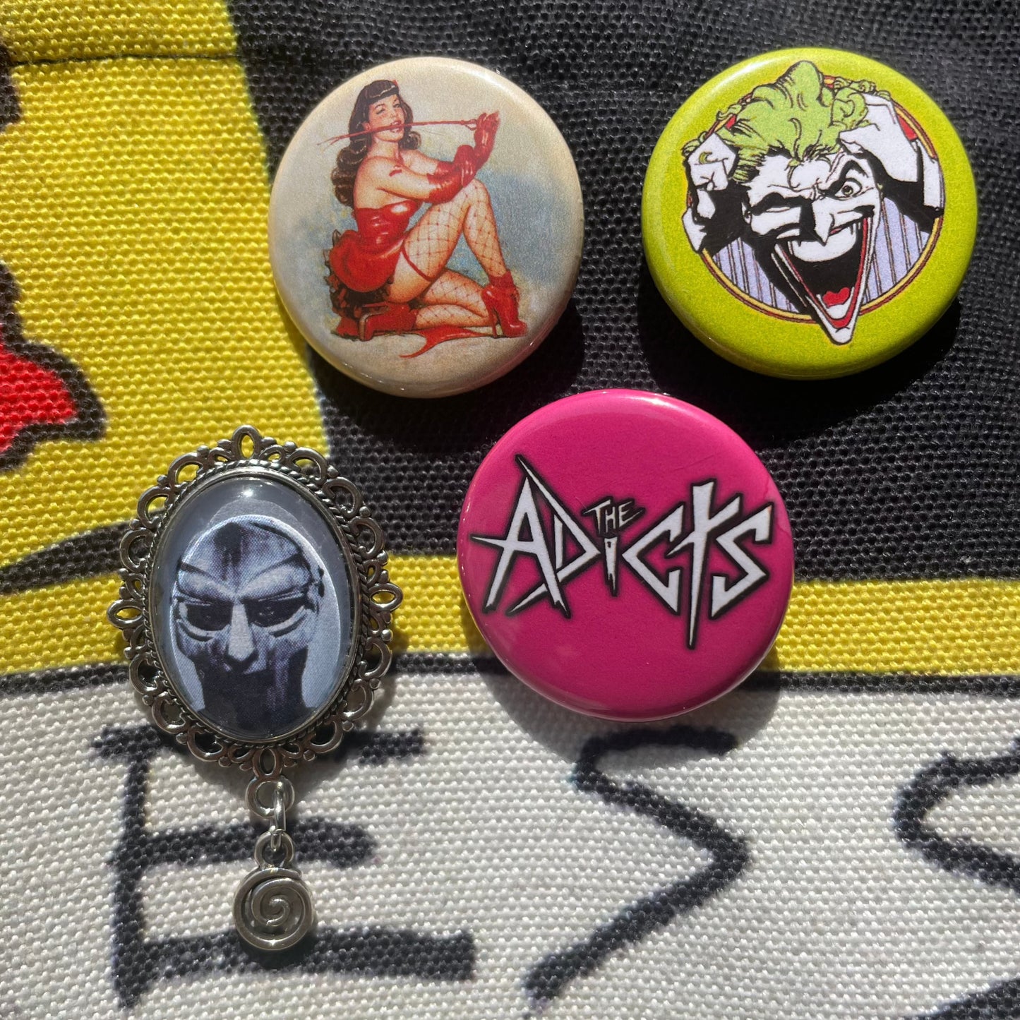 MF DOOM Pendant Pin