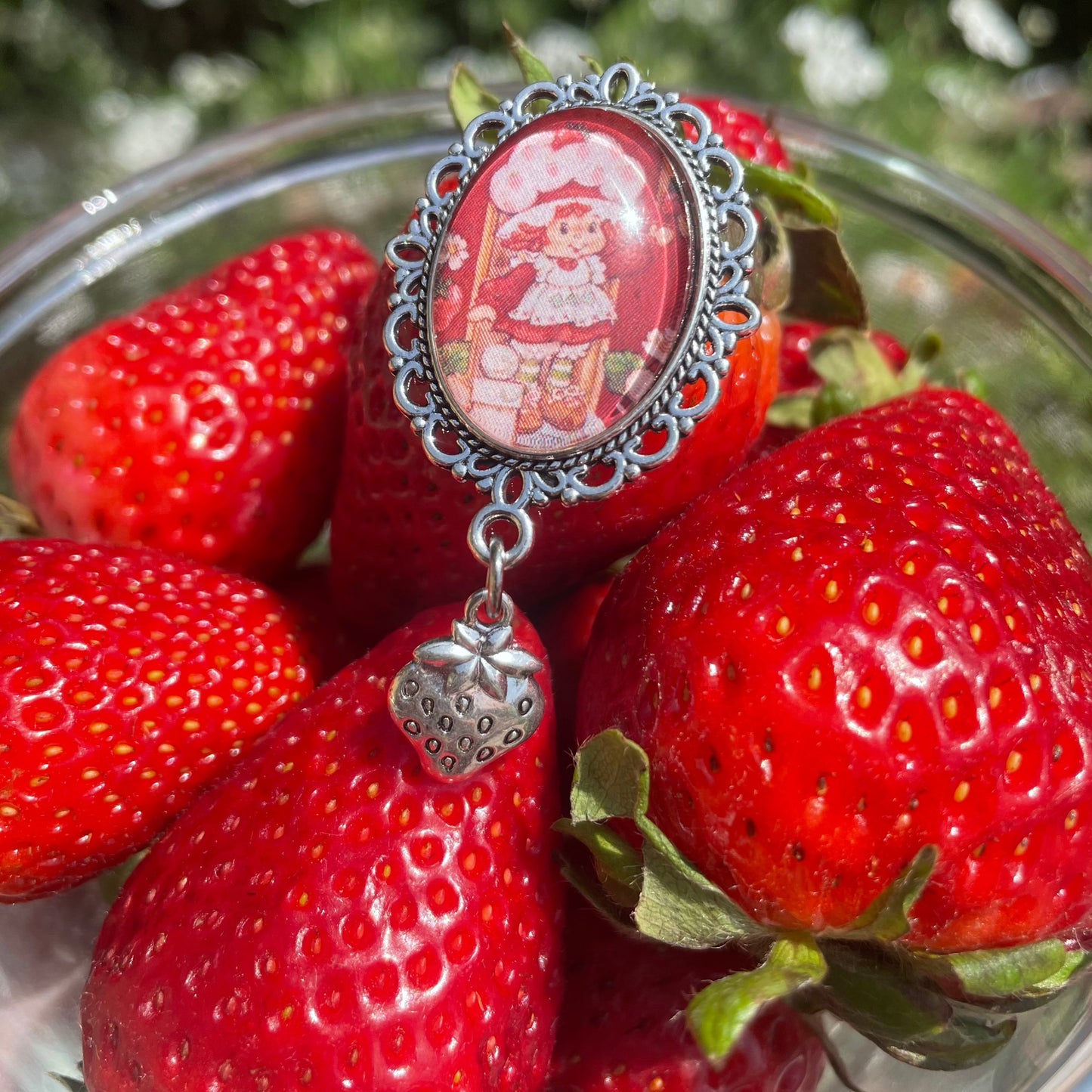 Strawberry Shortcake Pendant Pin