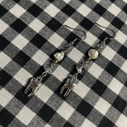 A Tooth Out Of Line Earrings