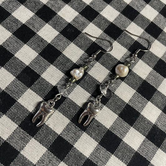 A Tooth Out Of Line Earrings