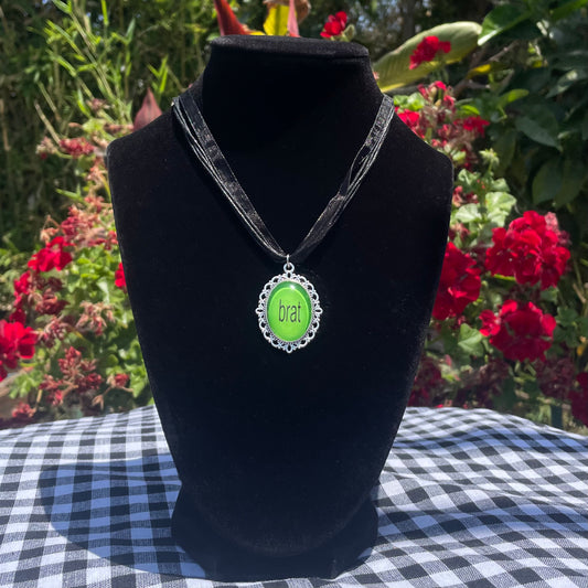 Brat Pendant Necklace