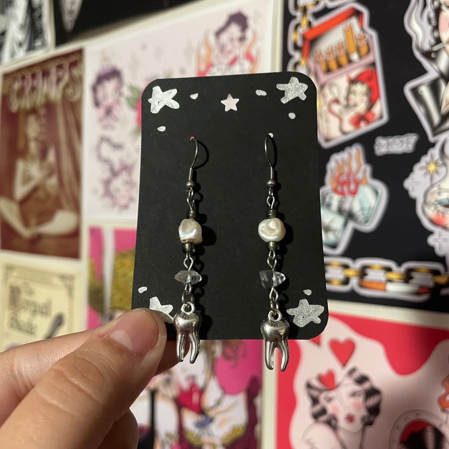 A Tooth Out Of Line Earrings