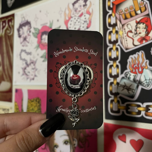 Twilight Book Cover Pendant Pin