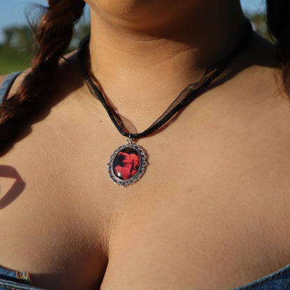 TV Girl Pendant Necklace