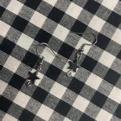 Black Star Earrings