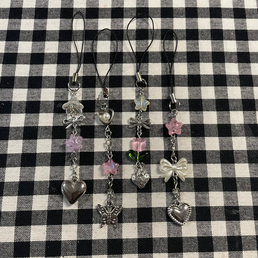 Pretty In Pink Phone Charms