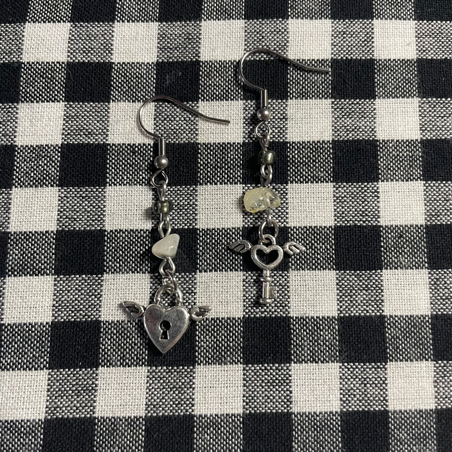 Crystal Charm Earrings