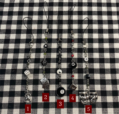 Punk Planet Phone Charms