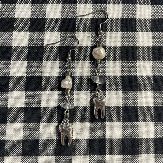 A Tooth Out Of Line Earrings