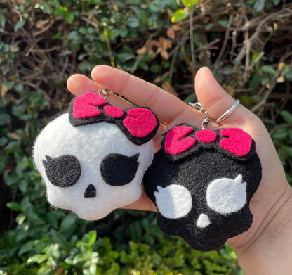 Monster High Skull Felt Keychain