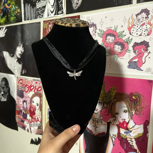 Dragonfly Lace Necklace