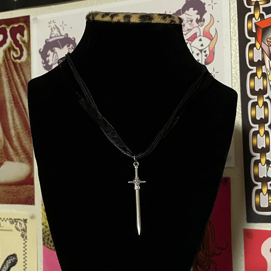 Sword Lace Necklace