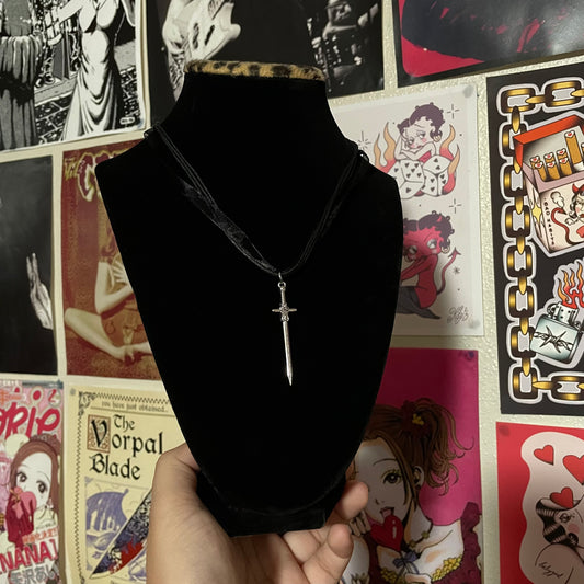 Sword Lace Necklace