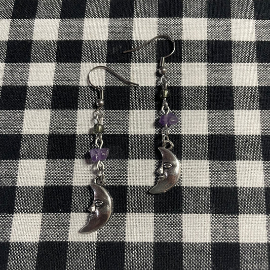 Crystal Charm Earrings