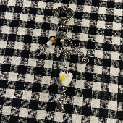 Moonlight on the River Keychain