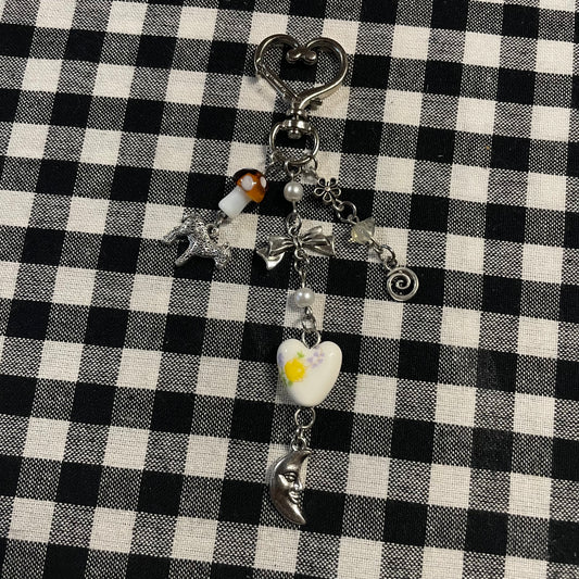 Moonlight on the River Keychain