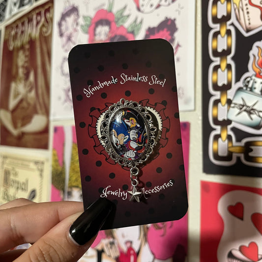 Shadow and Sonic Pendant Pin