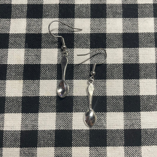 Silver Spoon Earrings