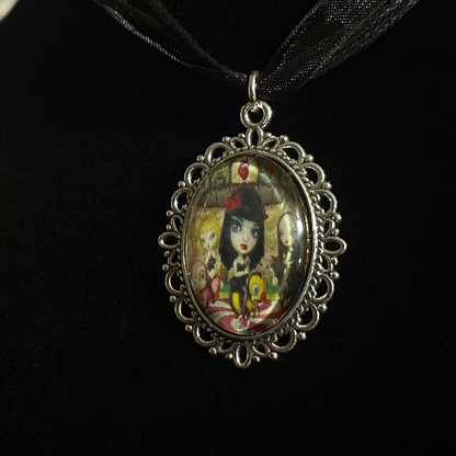 Jack Off Jill Pendant Necklace