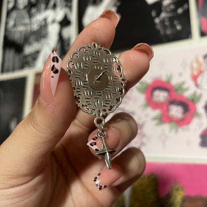 The Cure Pendant Pin
