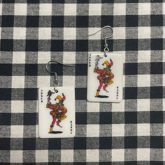 Joker In The Pack Earrings