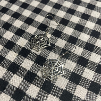 Walking Into Spiderwebs Earrings